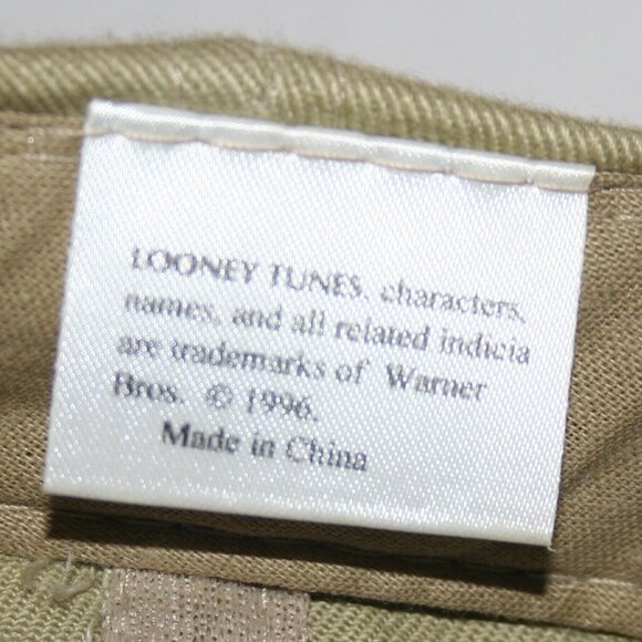 Tasmanian devil - Wild One - snap back hat - black and tan - Vintage Rare - 1996 - Picture 3 of 9